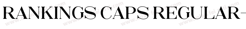 Rankings Caps Regular字体转换
